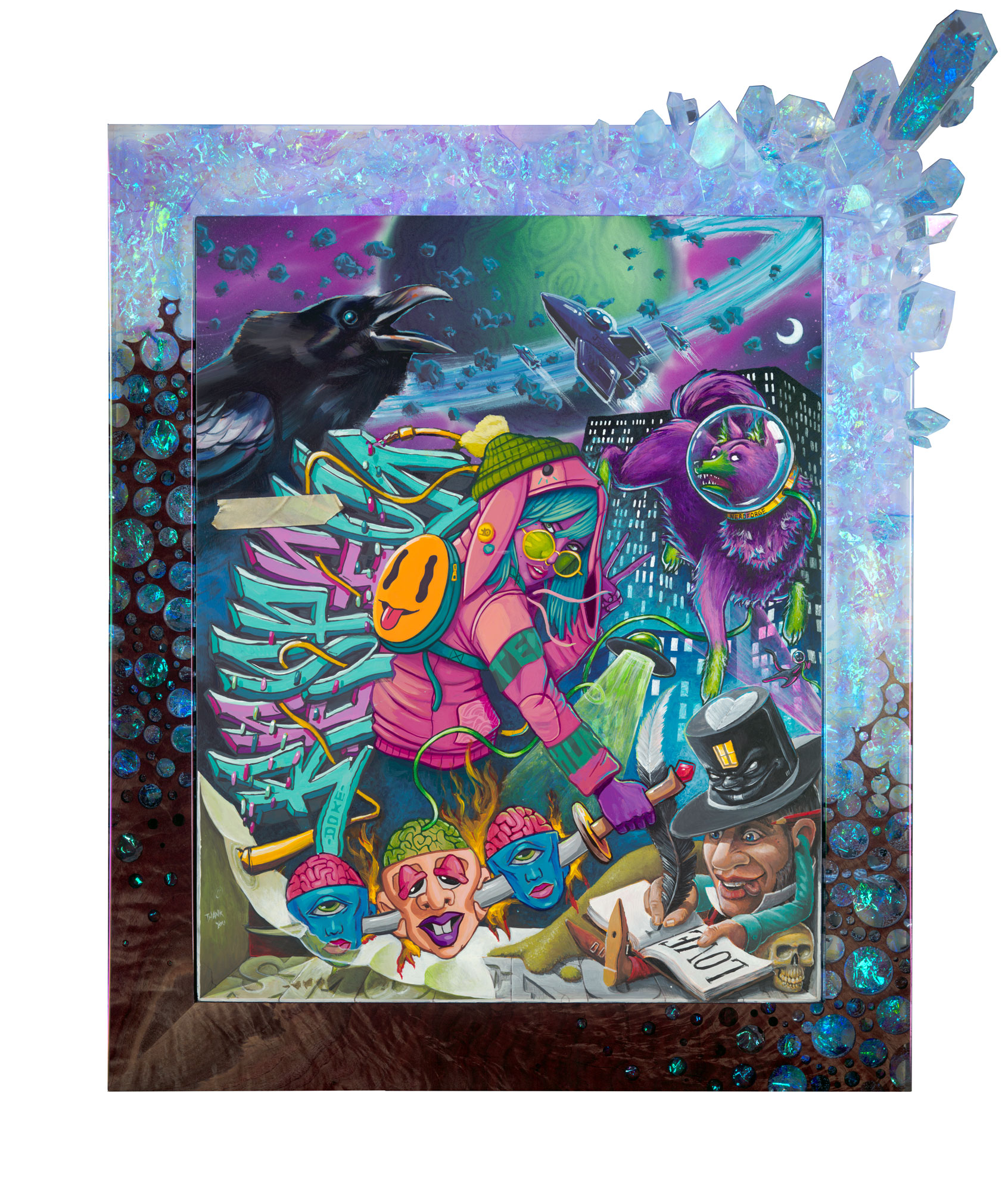 YouTube Collab Original Painting (AUCTION) | Ten Hundred Auction