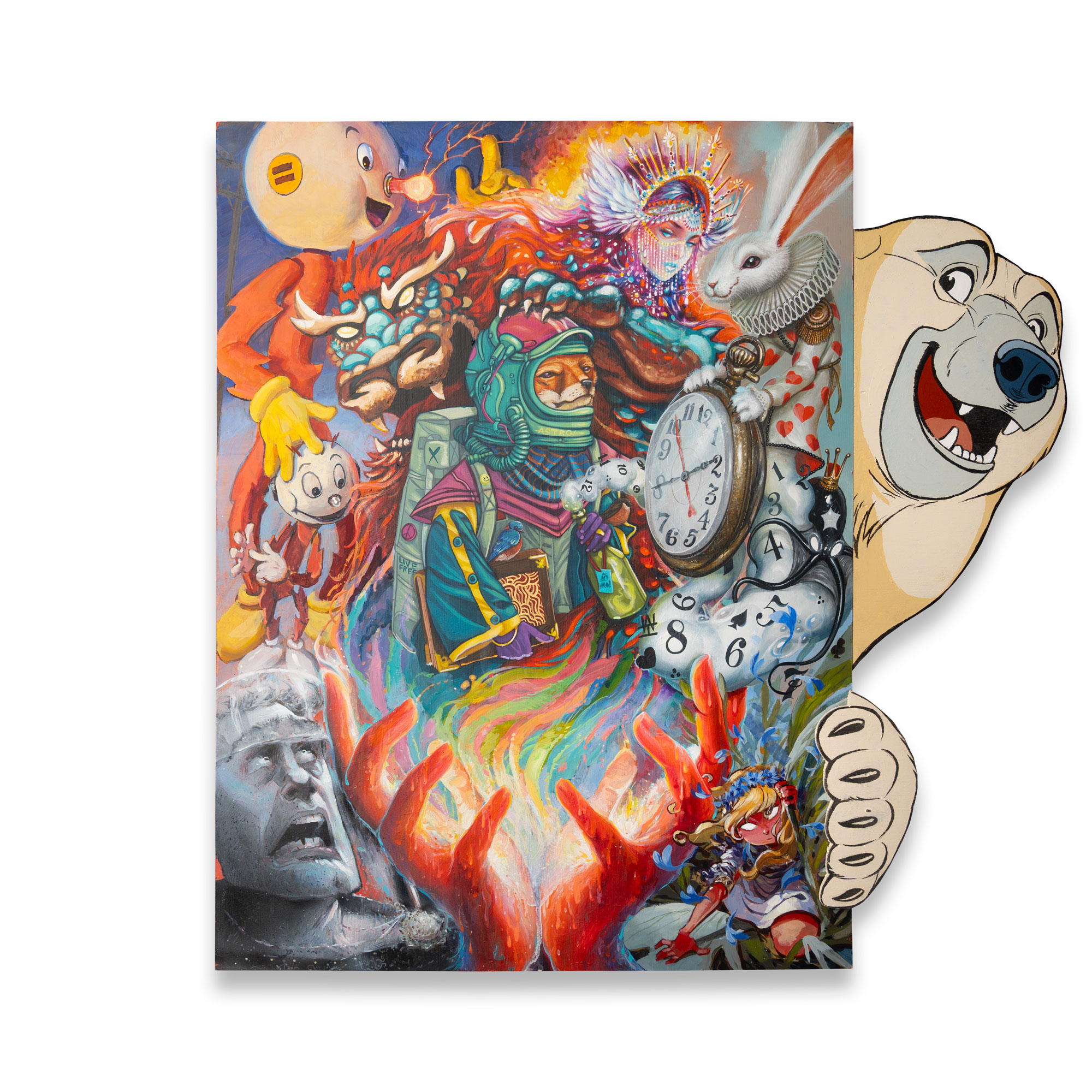 YouTube's Biggest Art Collab – S2 – Painting 1 | Ten Hundred Auction